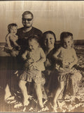 Engraved Memories – 12x12 Wooden Photo Art Framed