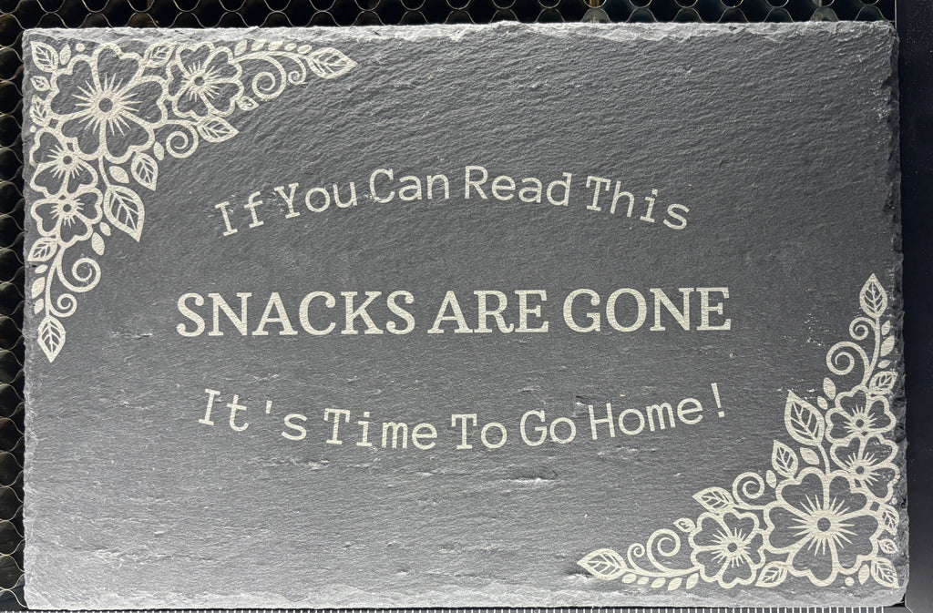 Engraved Slate Serving Platter