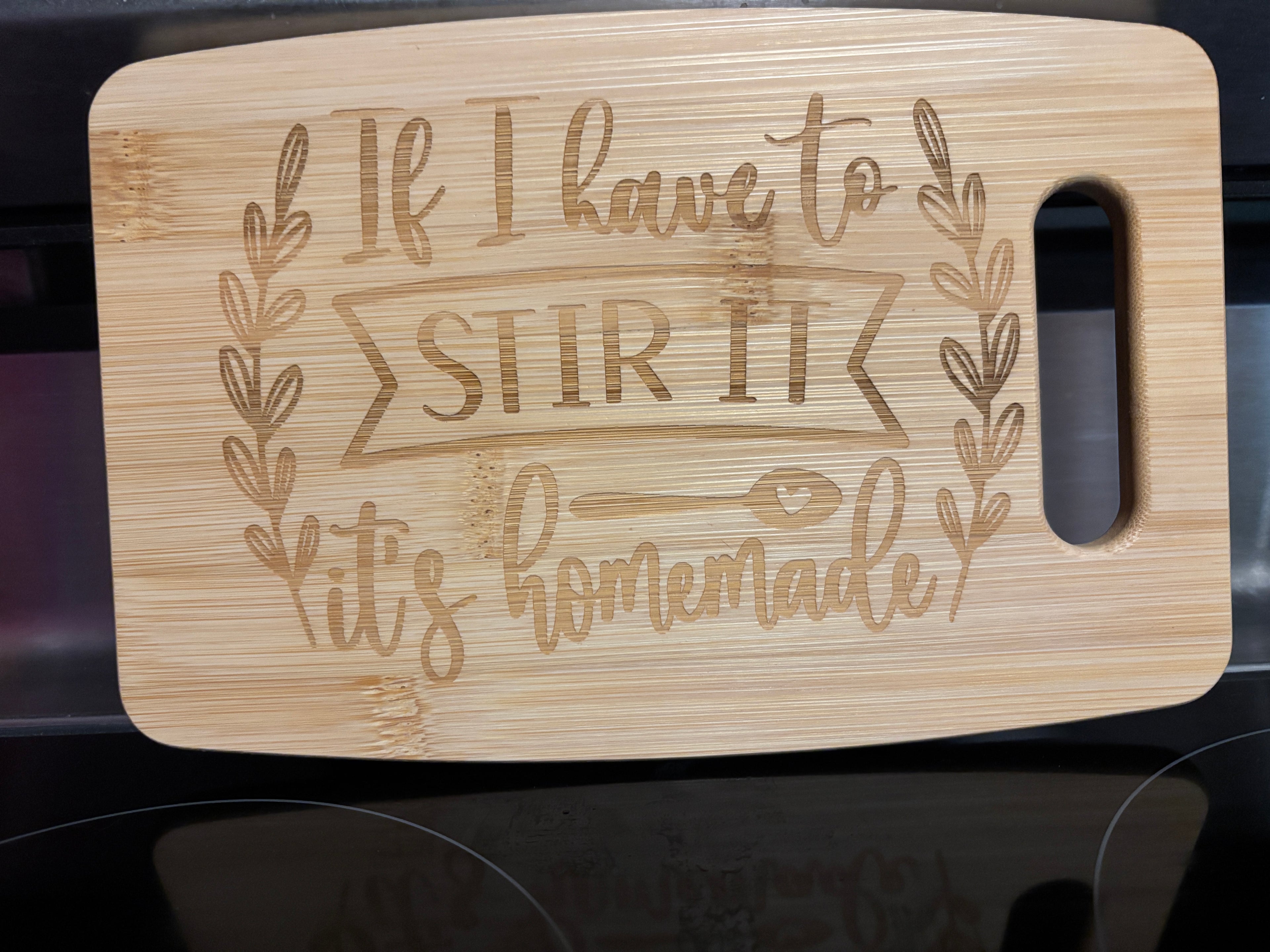 Engraved Bamboo Cutting Board