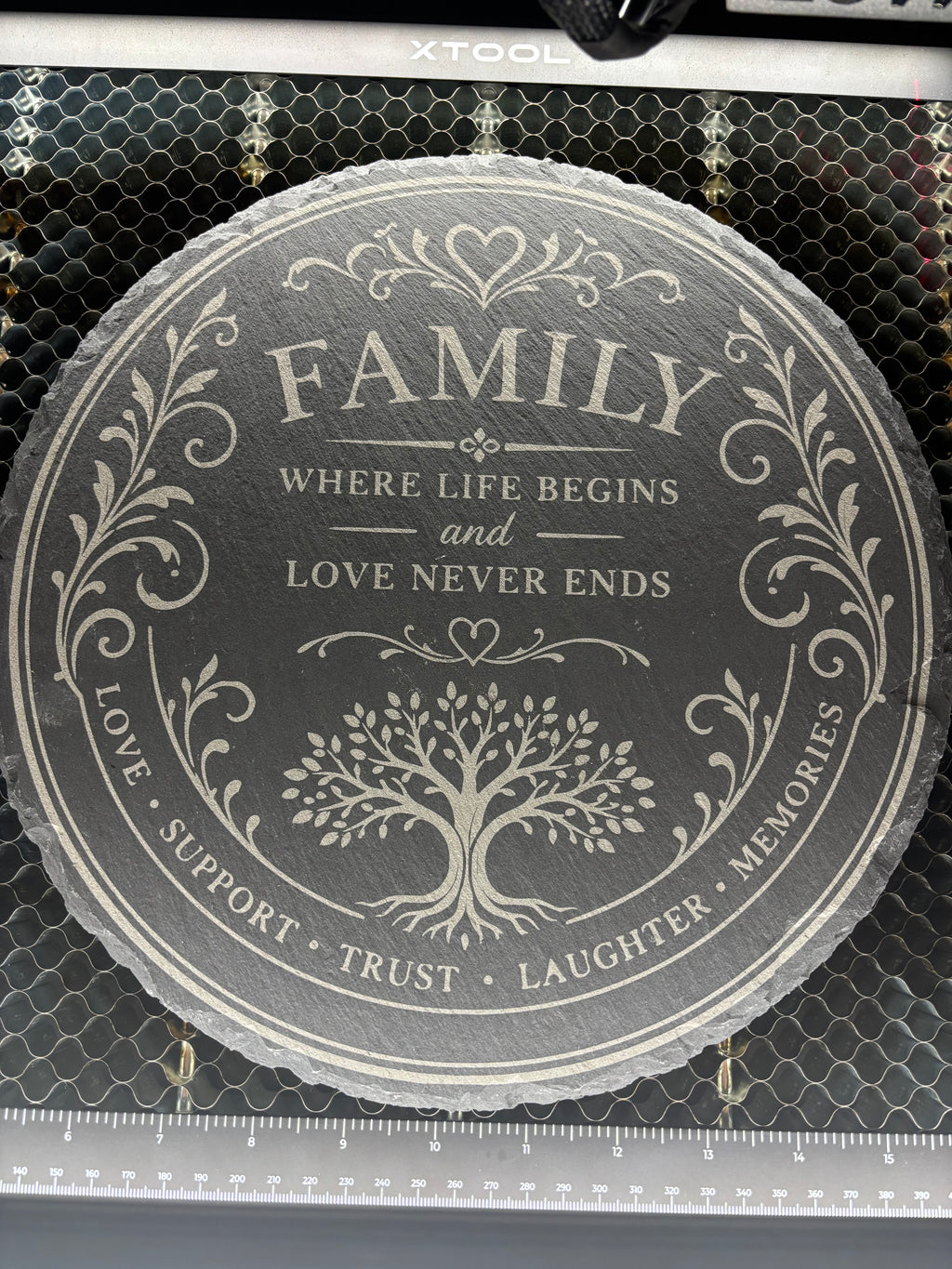 Engraved Slate Serving Platter